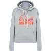 MARMOT Women’s Coastal Hoody – Hooded Sweatshirt with Screen Printed Graphic, Jersey Lined Hood and Kangaroo Pocket(Sleet Heather)