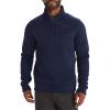 Marmot Men’s Drop Line 1/2 Zip Pullover Lightweight 100-Weight Sweater Fleece Jacket(Arctic Navy 2975)