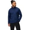 Marmot Men’s Drop Line 1/2 Zip Pullover Lightweight 100-Weight Sweater Fleece Jacket(Arctic Navy Heather)
