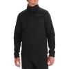 Marmot Men’s Drop Line 1/2 Zip Pullover Lightweight 100-Weight Sweater Fleece Jacket(Black 001)