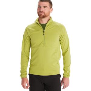MARMOT Men’s Leconte Fleece 1/2 Zip Pullover Jacket – Lightweight, Breathable, Technical Grid Fleeced Layer(Spinach Green)