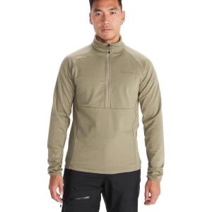 MARMOT Men’s Leconte Fleece 1/2 Zip Pullover Jacket – Lightweight, Breathable, Technical Grid Fleeced Layer(Vetiver)