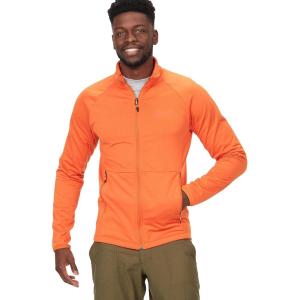 MARMOT mens Leconte Fleece Jacket(Tangelo)