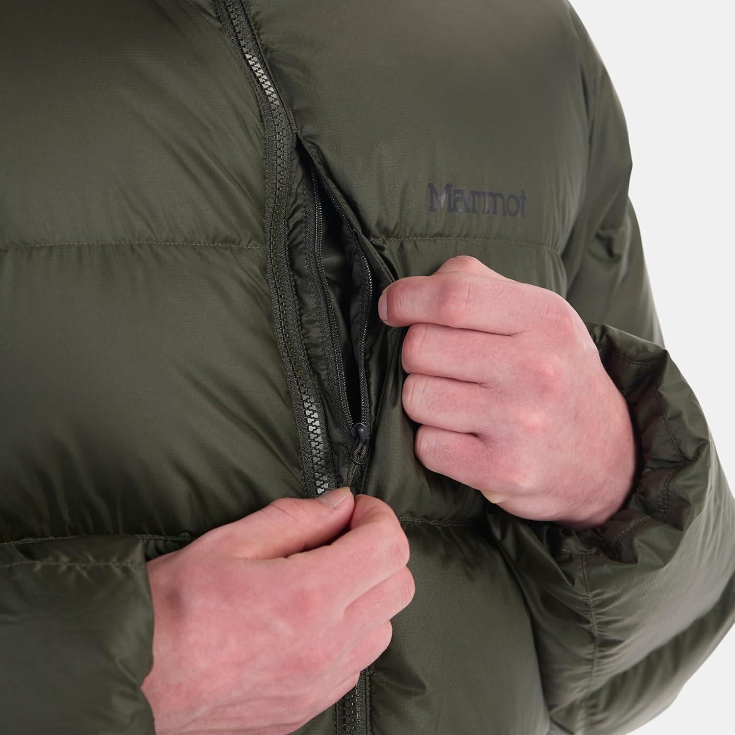 imageMARMOT mens Guides Down JacketRosin Green