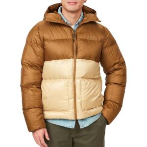 MARMOT Men’s Guides Down Hoody Jacket, Hazel/Light Oak, Large