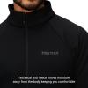 MARMOT Men’s Leconte Fleece 1/2 Zip Pullover Jacket(Black)