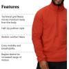 MARMOT Men’s Leconte Fleece 1/2 Zip Pullover Jacket(Sumac)