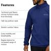 MARMOT Men’s Leconte Fleece 1/2 Zip Pullover Jacket(Twilight Blue)