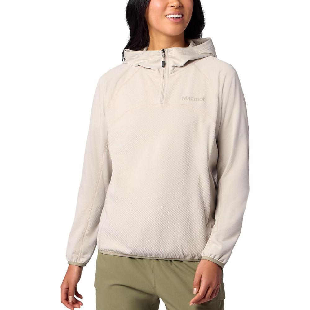 imageMARMOT Womens Rockbound Fleece HoodyBirch Bark