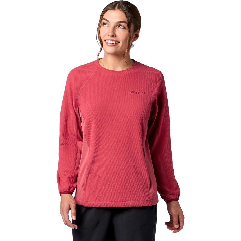 imageMARMOT Womens Womens Rockbound Fleece PulloverDried Rose