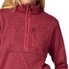 MARMOT Women’s Drop Line 1/2 Zip Pullover Jacket – Lightweight, Breathable 100-Weight Sweater Fleece(Dried Rose Heather)