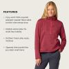 MARMOT Women’s Drop Line 1/2 Zip Pullover Jacket – Lightweight, Breathable 100-Weight Sweater Fleece(Dried Rose Heather)