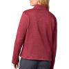 MARMOT Women’s Drop Line 1/2 Zip Pullover Jacket – Lightweight, Breathable 100-Weight Sweater Fleece(Dried Rose Heather)