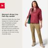 MARMOT Women’s Drop Line Full Zip Sweater Knit Jacket, Dried Rose Heather, Large