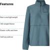 MARMOT Women’s Rocklin 1/2 Zip Jacket – Classic, Warm, Lightweight 100-Weight Fleece Layer(Seafloor)
