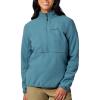 MARMOT Women’s Rocklin 1/2 Zip Jacket – Classic, Warm, Lightweight 100-Weight Fleece Layer(Seafloor)