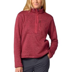 MARMOT Women’s Drop Line 1/2 Zip Pullover Jacket – Lightweight, Breathable 100-Weight Sweater Fleece(Dried Rose Heather)