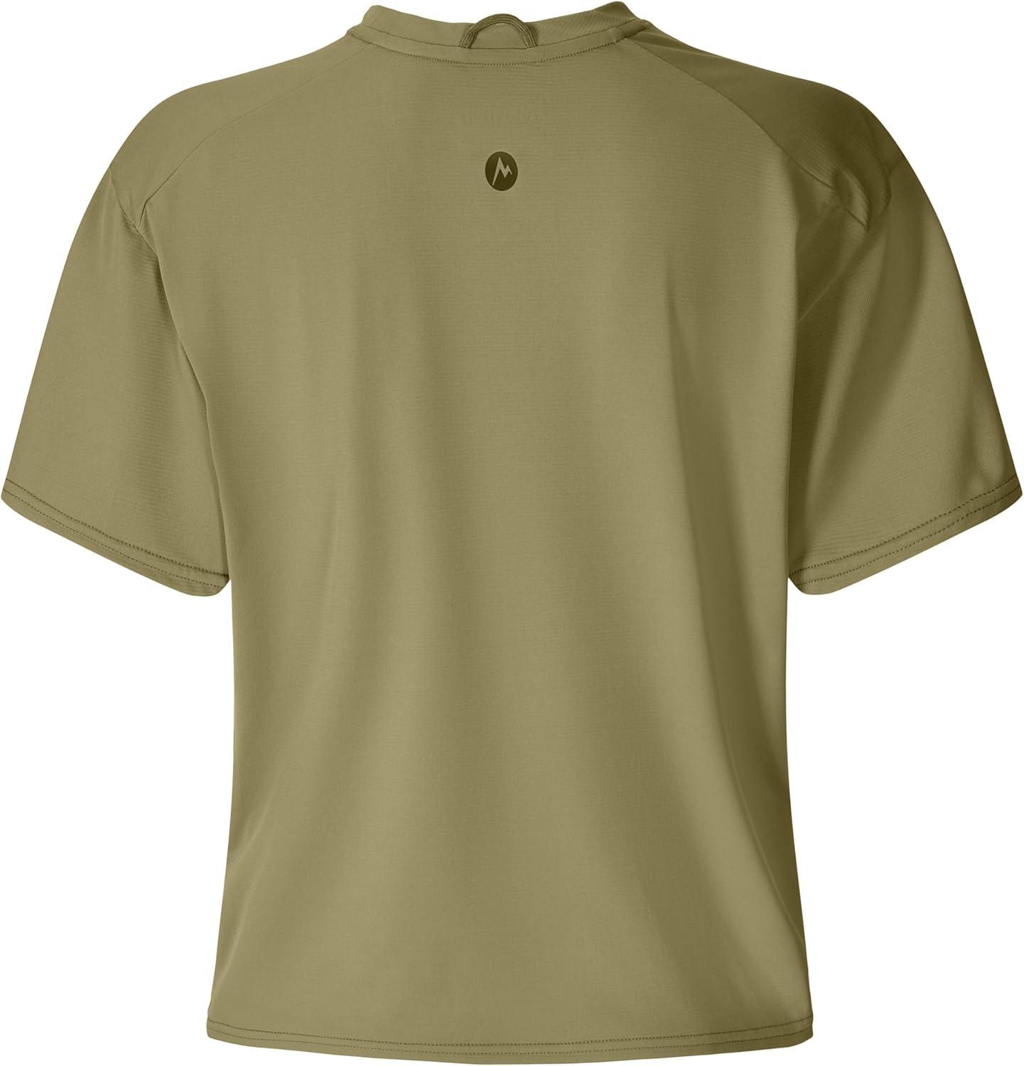 imageMARMOT Womens Airexchange UPF 50 Breathable Moisture Wicking Short Sleeve CrewOlive Grove