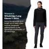 Marmot Women’s Windridge Moisture Wicking, Breathable, UPF 50 Long Sleeve Shirt(Black)