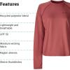 Marmot Women’s Windridge Moisture Wicking, Breathable, UPF 50 Long Sleeve Shirt(Dried Rose)