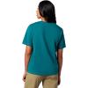 Marmot Women’s Women’s Coastal Logo Short Sleeve T-Shirt(Emerald Blue)