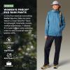 MARMOT Women’s PreCip Evo Rain Pant, Black, Large(Black)