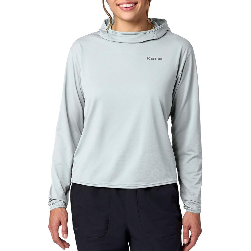 imageMARMOT Womens AirExchange UPF 50 Hoody Boulder Crack XLarge