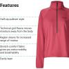 MARMOT Women’s Leconte 1/2 Zip Fleece Jacket(Dried Rose)