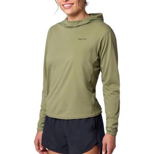 MARMOT Women’s AirExchange UPF 50 Hoody, Olive Grove, X-Large