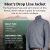 MARMOT Men’s Drop Line Jacket | Lightweight, Sweater Fleece, Steel Onyx, Large