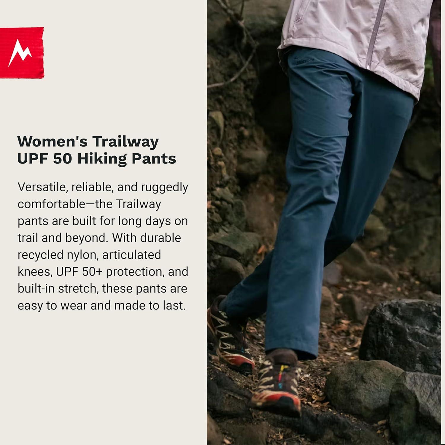 imageMarmot Womens Trailway Pant Lightweight StretchDark Steel