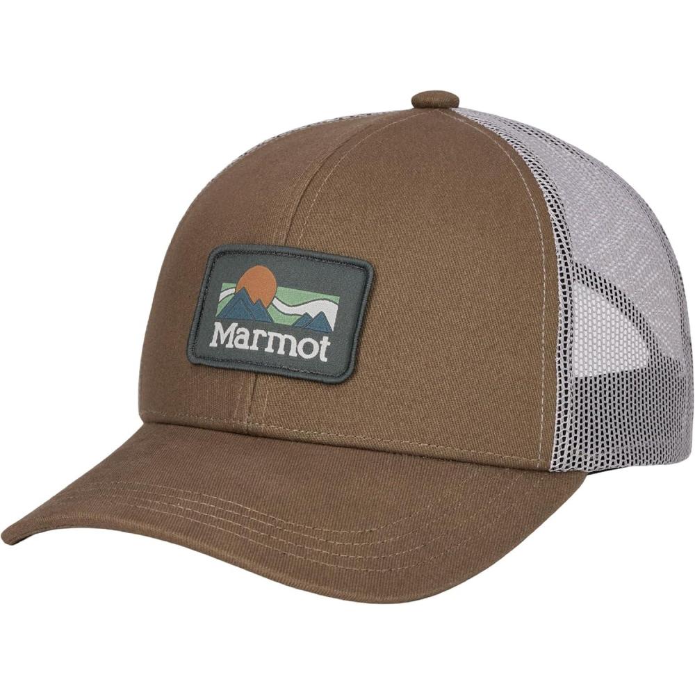imageMarmot UnisexAdult Retro Trucker HatOlive Grove