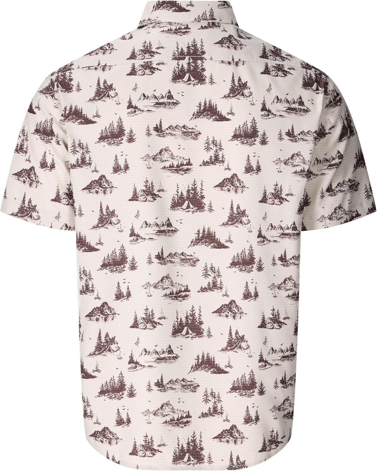 imageMARMOT Mens Airexchange Short Sleeve ShirtBirch Bark Lake Side Campout
