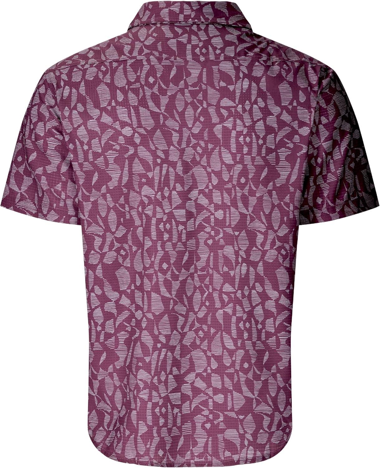 imageMARMOT Mens Airexchange Short Sleeve ShirtSugar Plum Fiesta Stripe