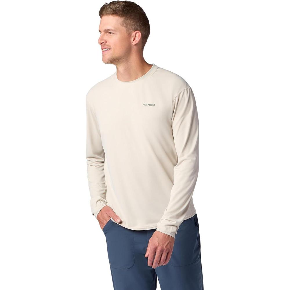 imageMARMOT Mens Airexchange Upf 50 Crew Long SleeveBirch Bark