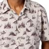 MARMOT Men’s Airexchange Short Sleeve Shirt(Birch Bark Lake Side Campout)