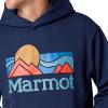 MARMOT Men’s Coastal Logo Hoody(Nightfall Navy)