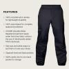 MARMOT Men’s PreCip Evo Rain Pant, Black, XX-Large(Black)