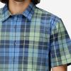 Marmot Men’s Airexchange UPF 40 Short Sleeve Shirt(Arctic Navy Wayland Plaid)