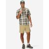 Marmot Men’s Airexchange UPF 40 Short Sleeve Shirt(Hickory Nut Wayland Plaid)