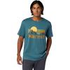 MARMOT Men’s Coastal Short-Sleeve T-Shirt – Screen Printed Graphic on Soft, Breathable, Eco-Friendly Cotton/Poly Blend(Seafloor)