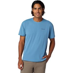Marmot Men’s Air Exchange UPF 50 Short Sleeve Crew Neck Shirt(Summer Storm)
