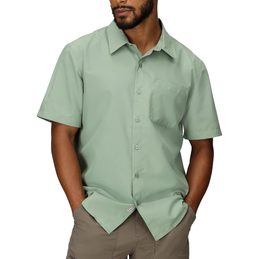 imageMARMOT AirExchange SolarShield Short Sleeve ShirtAgate Green
