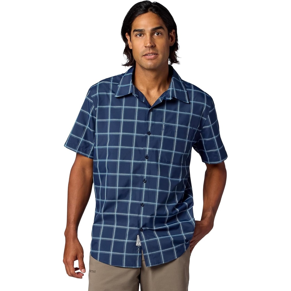 imageMARMOT AirExchange SolarShield Short Sleeve ShirtNightfall Off the Grid Plaid