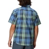 MARMOT AirExchange SolarShield Short Sleeve Shirt(Arctic Navy Wayland Plaid)