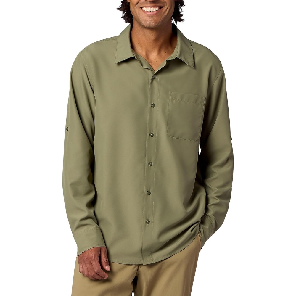 image:imageMARMOT AirExchange SolarShield Long Sleeve ShirtOlive Grove
