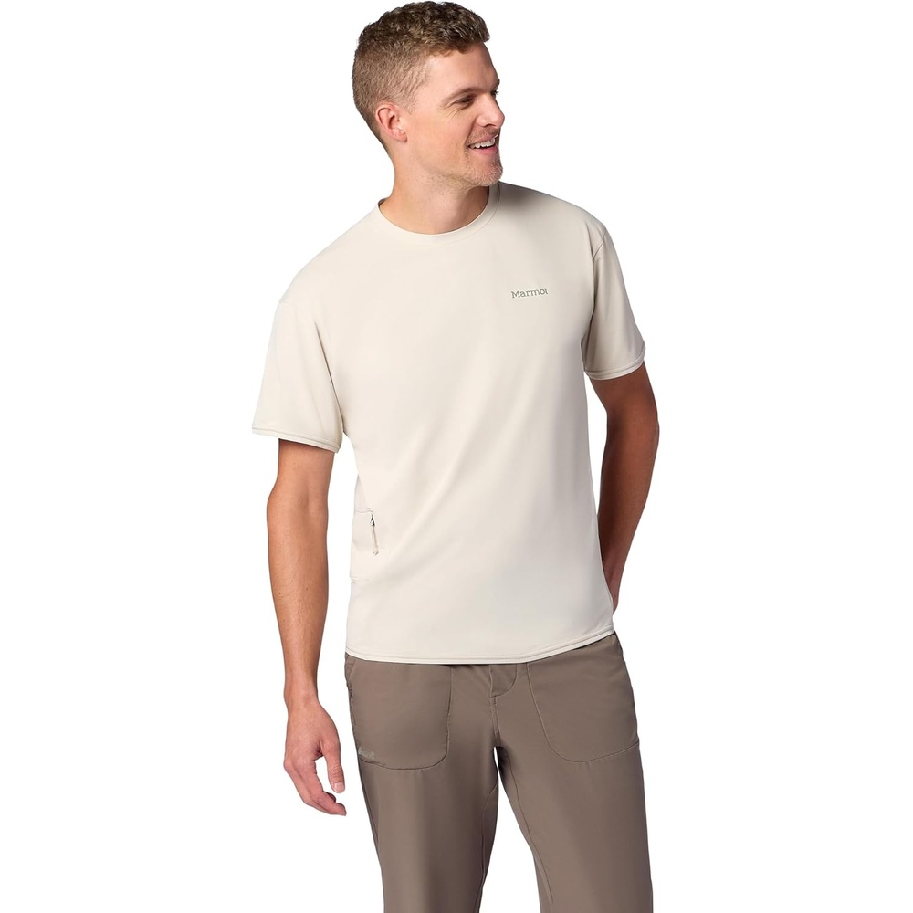 image:imageMarmot AirExchange SolarShield Crew Short SleeveBirch Bark