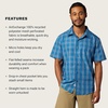 MARMOT AirExchange Short Sleeve Shirt(Nautical Blue Ranger Plaid)