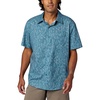 MARMOT Men’s AirExchange Short Sleeve Shirt, Seafloor Fiesta Stripe, Large