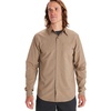 Marmot Men’s Aerobora Long Sleeve Button Down Shirt, Arctic Navy, Medium(Desert Khaki)